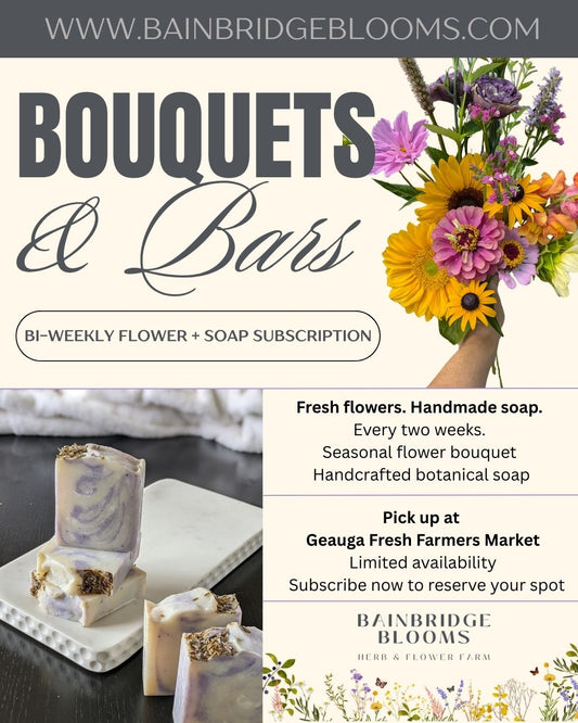 Big Announcement!  Bouquets & Bars Subscription is Here!